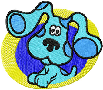 Blues Clues machine embroidery design for download